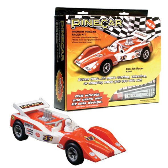 PINECAR - Premium Indy Racer Kit' for Pinecar / Pinewood Derby Cars (P3947) 724771039471