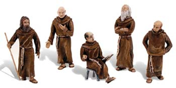 WOODLAND SCENICS - SP4453 Scene-A-Rama Friars/Monks Miniature Diorama Figures 724771044536