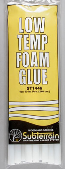 WOODLAND SCENICS - Low Temp Foam Glue Sticks (10) - Train Set Scenery (All Scales) (ST1446) 724771014461