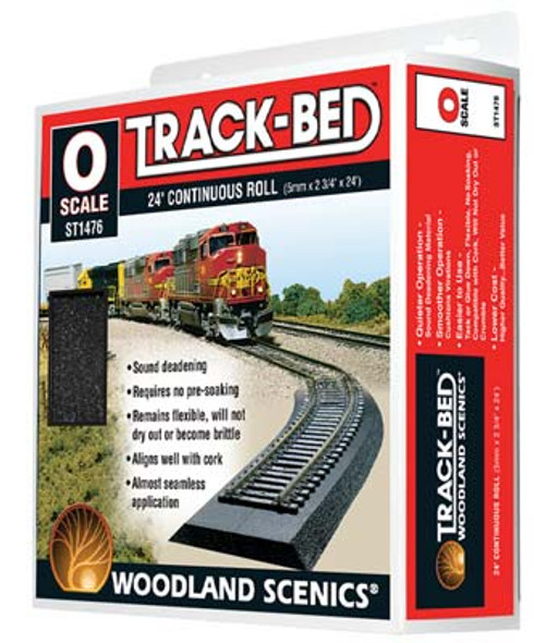 WOODLAND SCENICS - O Track-Bed Roll 24 - Train Roadbed (O Scale) (ST1476) 724771014768