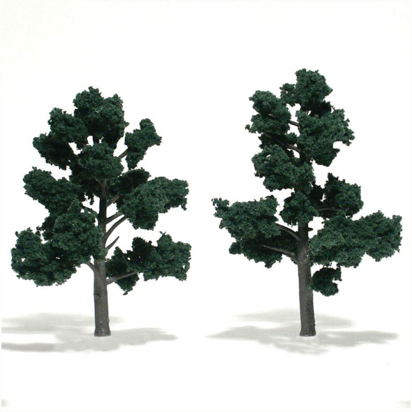 WOODLAND SCENICS - 5"-6" Dark Green Trees (TR1514) 724771015147