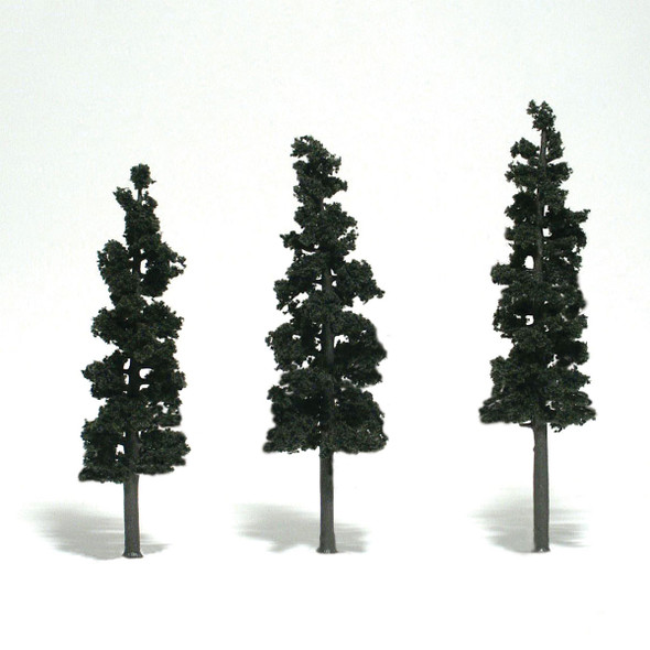 WOODLAND SCENICS - 6"-7" Conifers Trees (TR1562) 724771015628