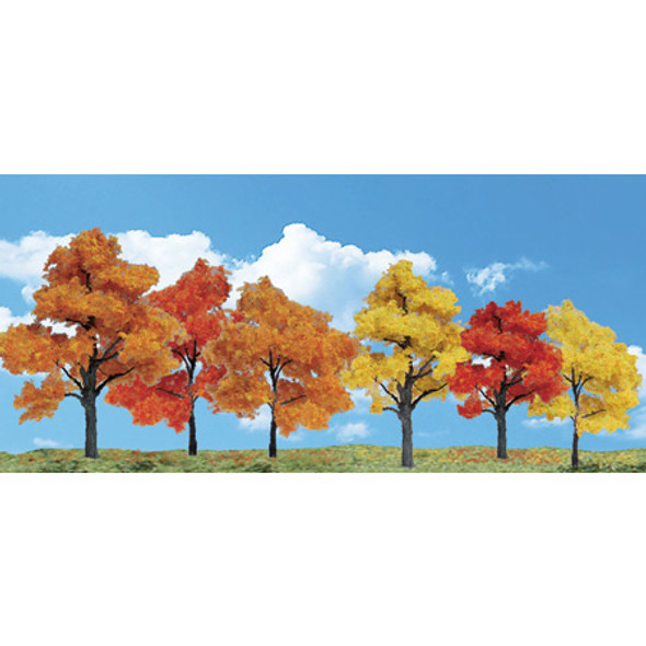 WOODLAND SCENICS - Classic Trees - Harvest Blaze 1.25-3" (9 pack of scale miniature trees) (TR3540) 724771035404