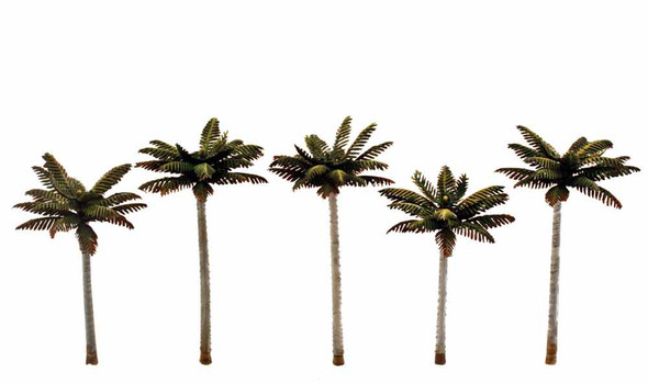 WOODLAND SCENICS - Miniature Palm Trees 3" to 3.75" Tall (TR3597) 724771035978