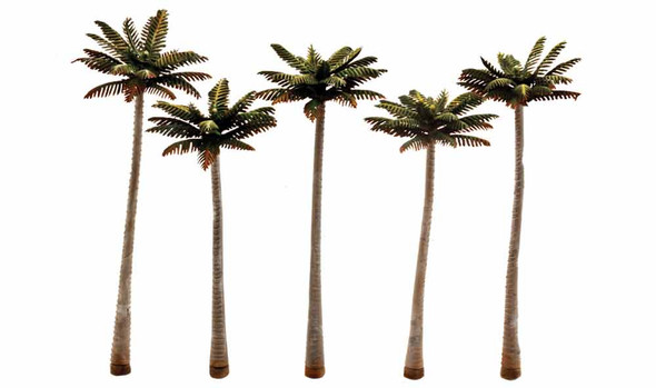 WOODLAND SCENICS - Miniature Palm Trees 4" to 5.25" Tall (TR3598) 724771035985