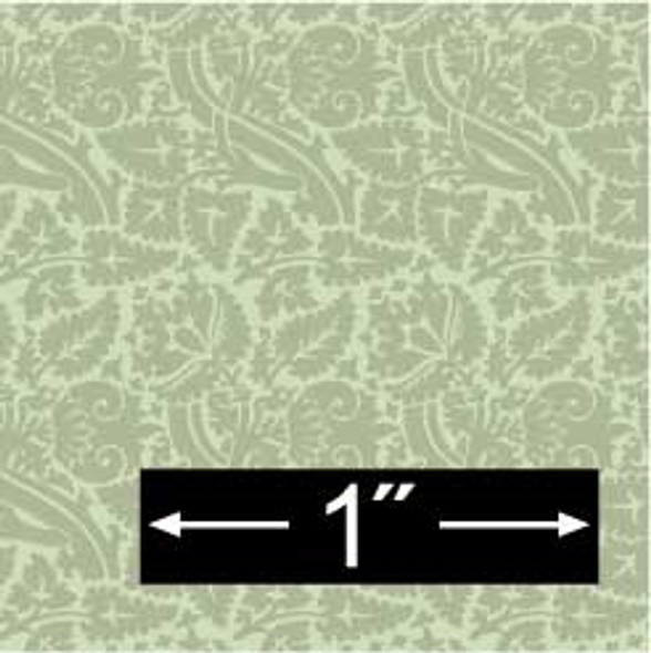 BRODNAX PRINTS - Half Scale (1/2" Scale) Dollhouse Miniature - Wallpaper: Tanglewood - PACK OF 3 SHEETS (BPHAC103)