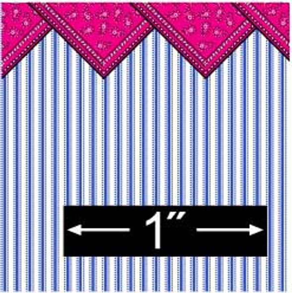 BRODNAX PRINTS - Half Scale (1/2" Scale) Dollhouse Miniature - Wallpaper: Bandana - PACK OF 3 SHEETS (BPHCH110)