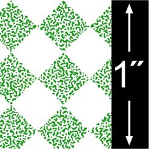 BRODNAX PRINTS - Half Scale (1/2" Scale) Dollhouse Miniature - Wallpaper: Tile Green - PACK OF 3 SHEETS (BPHKT302G)