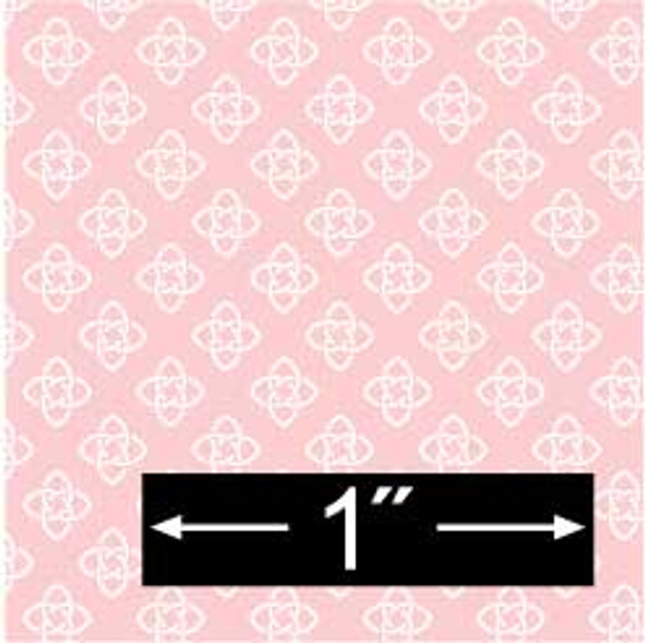 BRODNAX PRINTS - Half Scale (1/2" Scale) Dollhouse Miniature - Wallpaper: Celtic Rose - PACK OF 3 SHEETS (BPHKT402R)