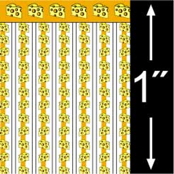 BRODNAX PRINTS - Quarter Inch Scale (1/4" Scale) Dollhouse Miniature - Wallpaper: Say Cheese - PACK OF 3 SHEETS (BPQCT103)