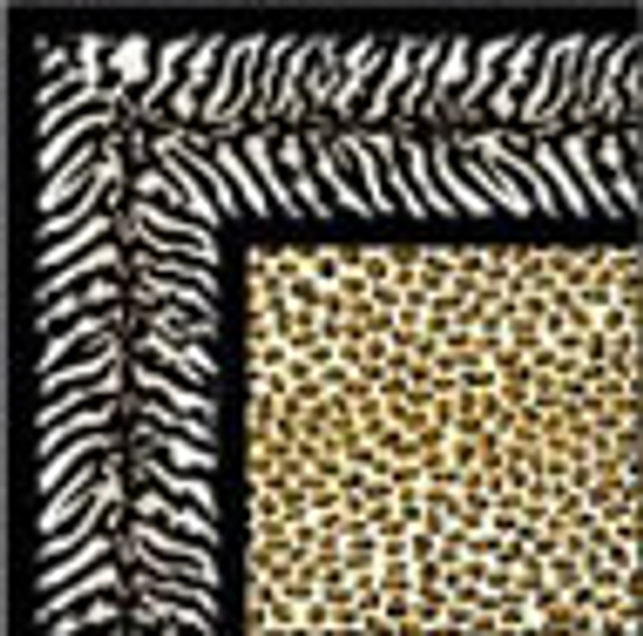 BRODNAX PRINTS - 1" Scale Rug: Leopard Dollhouse Miniature (RG107)