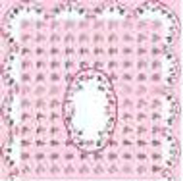 BRODNAX PRINTS - 1" Scale Rug: Rosebud Dollhouse Miniature (RG213)