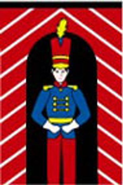 BRODNAX PRINTS - 1" Scale Rug: Toy Soldier Dollhouse Miniature (RG224)