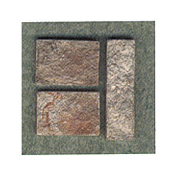 ANDI MINI BRICK - 1 Inch Scale Dollhouse Miniature - Cut Stone Veneer Blend 150 Pieces (AAM0800)