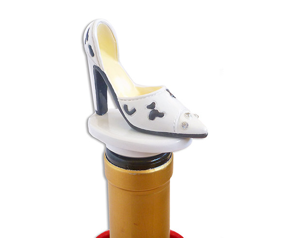 BELLA VITA - ABS White Heels (Shoe) - Bottle Stoppers (ABSWHITEHEELS) 822372640147