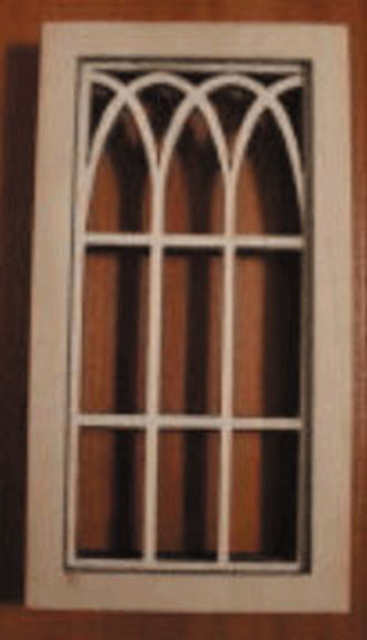 ALESSIO - 1" Scale Single Window Arch Dollhouse Miniature (2117)