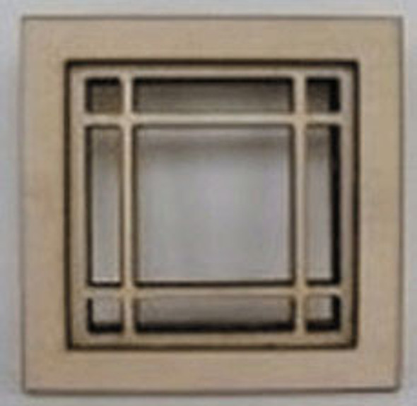 ALESSIO - 1" Scale Square Prairie Window Dollhouse Miniature (2184)
