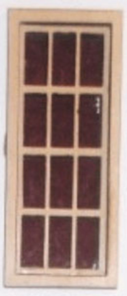 ALESSIO - 1" Scale 6 Over 6 Narrow Window Dollhouse Miniature (405NAR)