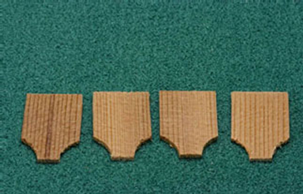 ALESSIO - 1 Inch Scale Dollhouse Miniature - Econony Cedar Shingles Cape May 1000 Pieces (AS55)