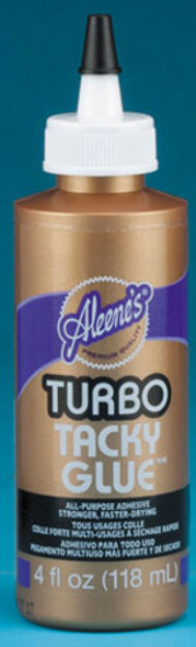 ALEENES GLUE - Turbo Tacky 4 Ounce (29682) 017754296825
