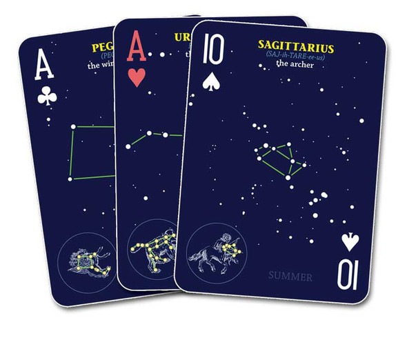 ADVENTURE KEEN - Night Sky (Star Constellations) Playing Cards Deck (AP32420) 9781591932420