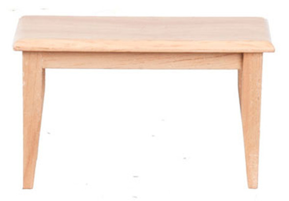 AZTEC - Furniture Kitchen Table, Oak - 1 Inch Scale Dollhouse Miniature (D3483) 717425034830