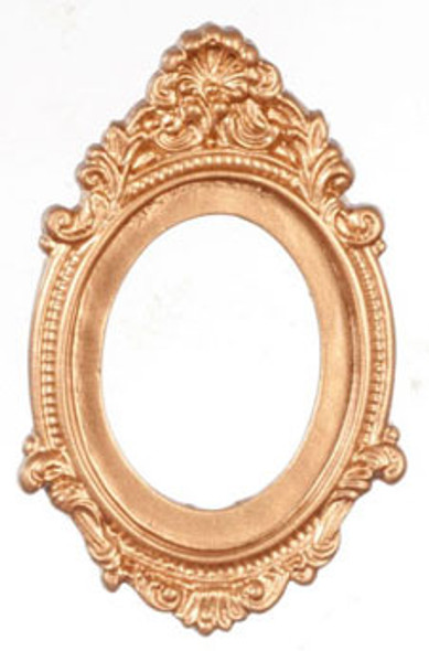 AZTEC - Antique Oval Frame/Gold - 1 Inch Scale Dollhouse Miniature (G7087) 717425570871