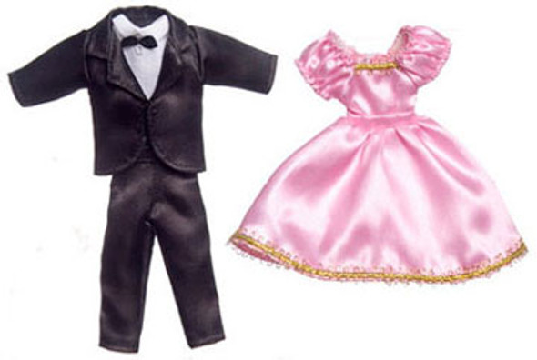 AZTEC - 1 Inch Scale Dollhouse Miniature Clothing - 2 Piece Formal Wear (AZG7520) 717425575203