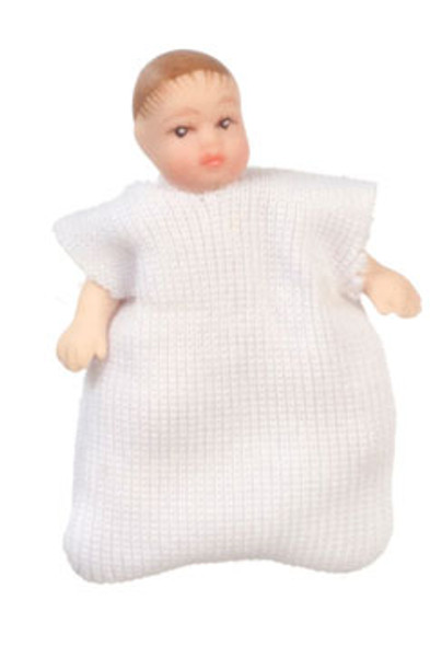 AZTEC - 1 Inch Scale Dollhouse Miniature Doll(s) - Modern Porcelain Baby (AZG7638)