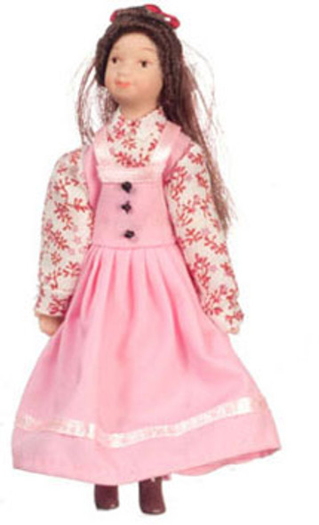 AZTEC - 1 Inch Scale Dollhouse Miniature Doll(s) - Victorian Girl (AZG7687)