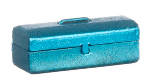 AZTEC - Blue Tool Box - 1 Inch Scale Dollhouse Miniature (G8131) 717425581310