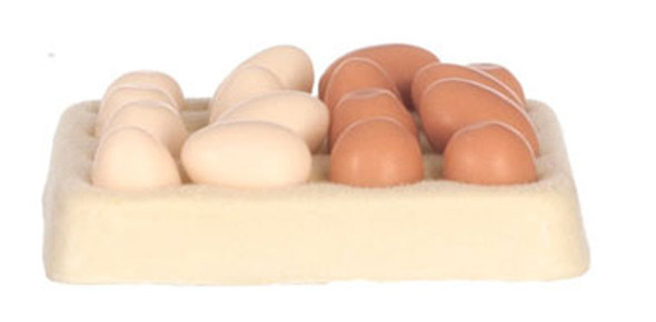 AZTEC - Eggs In Carton - 1 Inch Scale Dollhouse Miniature (G8270) 717425582706
