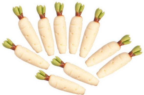 AZTEC - Parsnips- 10 pieces - 1 Inch Scale Dollhouse Miniature (G8382) 717425583826