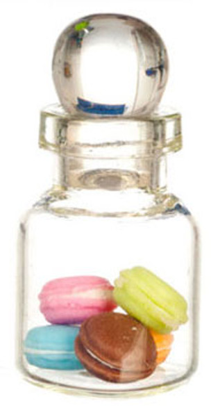 AZTEC - Macarons In Jar - 1 Inch Scale Dollhouse Miniature (G8406) 717425884060