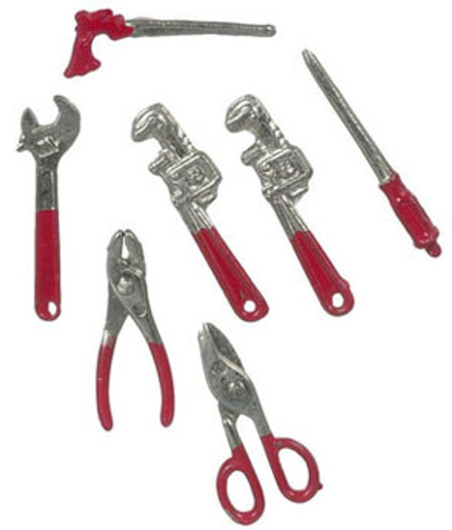 AZTEC - 1" Scale Dollhouse Miniature Carpenter Tools, 7Pc AZMA1074 717425310743