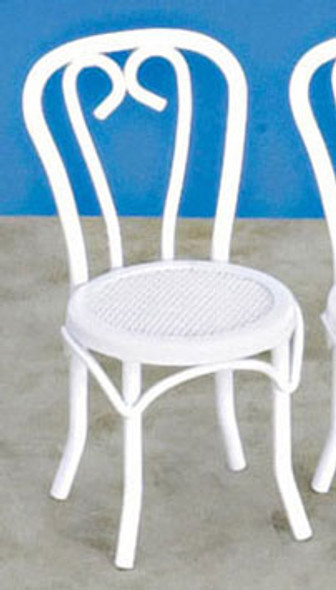 AZTEC - 1 Inch Scale Dollhouse Miniature Furniture - Patio Chair White (AZS8501) 717425885012