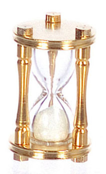 AZTEC - 1 Inch Scale Dollhouse Miniature - Brass Hourglass (AZS8516) 717425685162