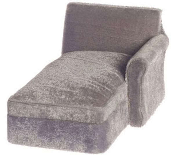 AZTEC - 1 Inch Scale Dollhouse Miniature Living Room Furniture - Sectional Sofa Chaise Arm Left (AZT6763) 717425567635