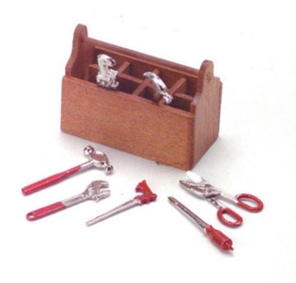 AZTEC - 1" Scale Dollhouse Miniature - Tool Chest with 8 Tools (Z1323) 717425613233