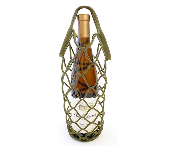 BELLA VITA - BN Olive - Felt Bottle Tote Nets (BNOLIVE) 822372135506
