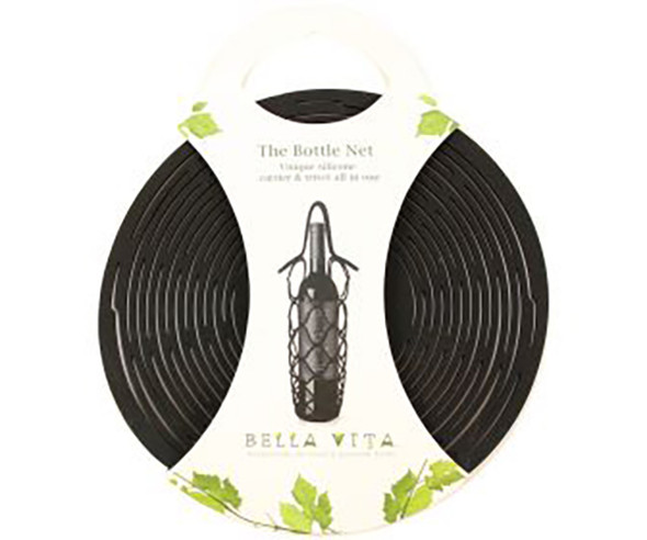 BELLA VITA - BNS Black - Silicone Bottle Tote Nets (BNSBLACK) 822372135872