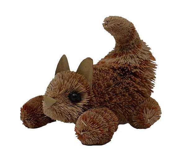 BRUSHART - 7 inch Kitten Marmalade Pouncing Brush Figurine (BRUSH01110) 645194202450