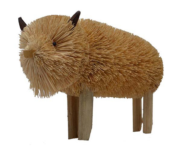 BRUSHART - Small Buffalo Brush Figurine (BRUSH0134SW) 645194203075