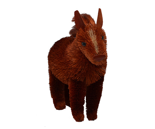 BRUSHART - 12 inch Horse Chestnut Brush Figurine (BRUSH0180L) 645194203457