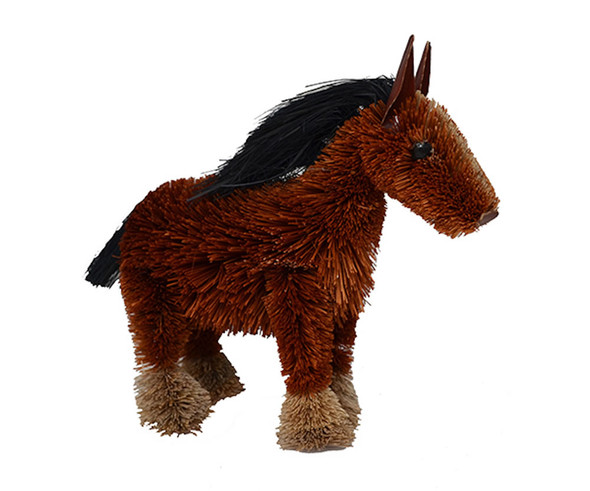BRUSHART - Horse Shire Brush Figurine (BRUSH0180S) 645194202214