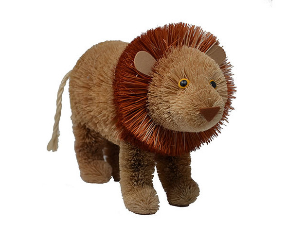 BRUSHART - 12inch Standing Lion Brush Figurine (BRUSH0181L) 645194200371