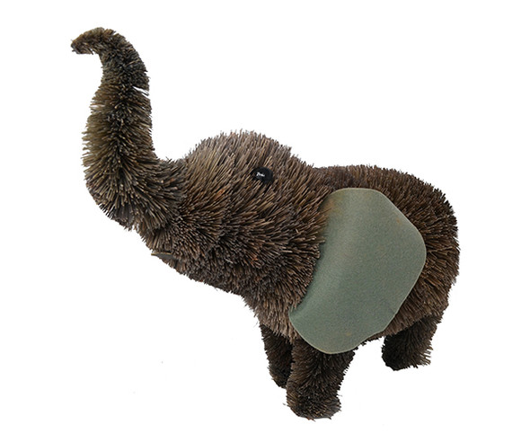 BRUSHART - 15 inch Elephant Brush Figurine (BRUSH0194L) 645194200418