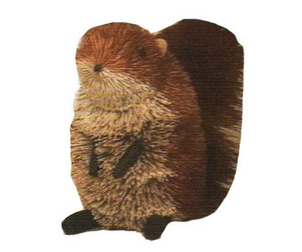 BRUSHART - Squirrel 5 inch BrushArt Animal Figurine (cloth) 013012301003