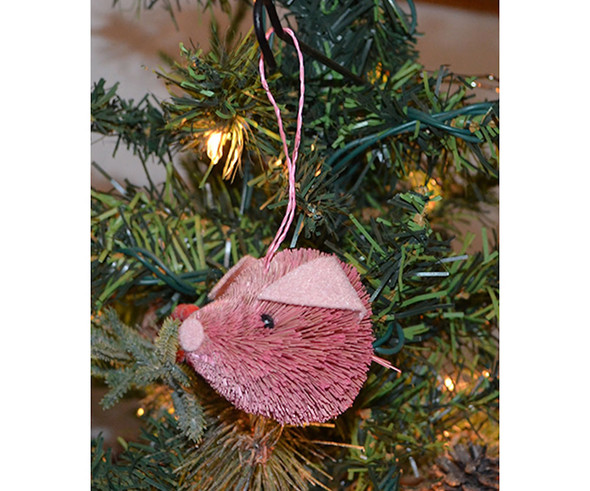 BRUSHART - Pink Pig Bauble Ornament (BRUSHBB39P) 645194202665