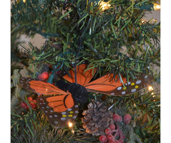 BRUSHART - Monarch Butterfly Ornament (BRUSHOR111M) 645194202351